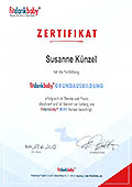 Zertifikat Mini-Kursleitung Susanne Künzel